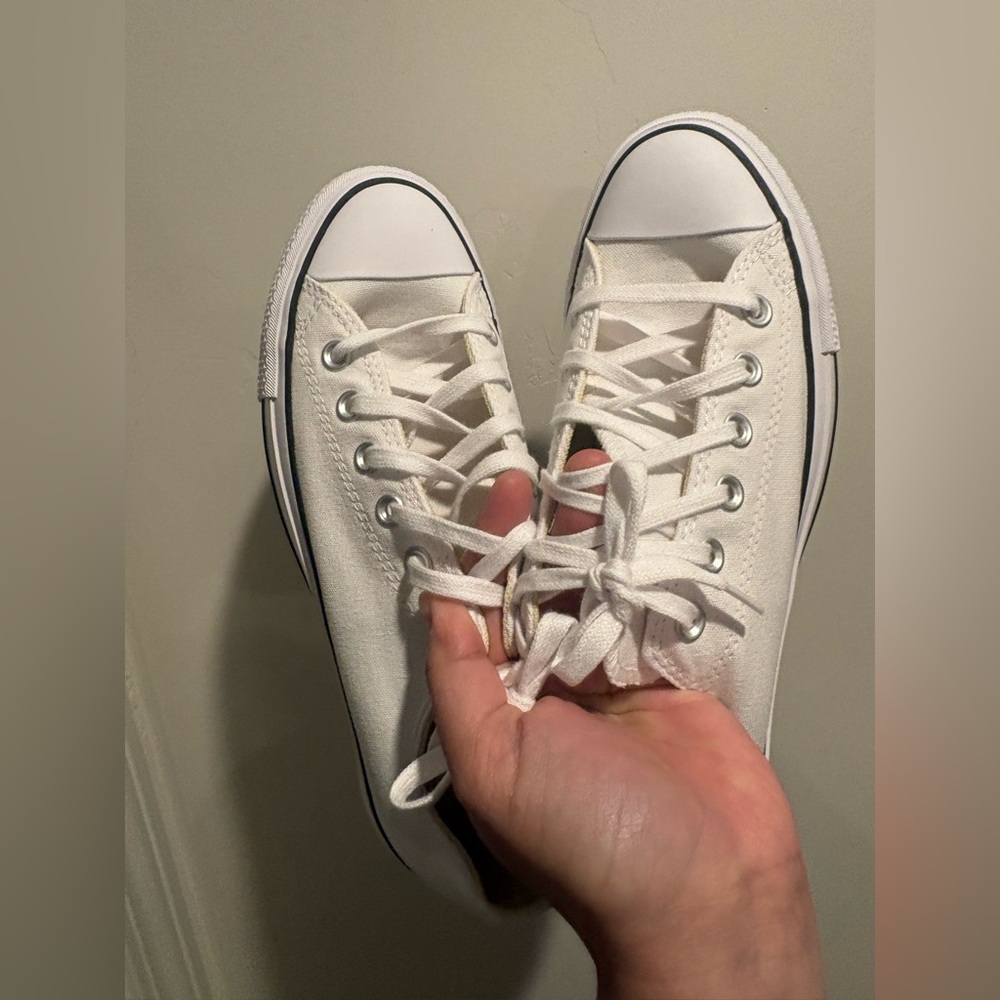 Converse White platform Sneakers